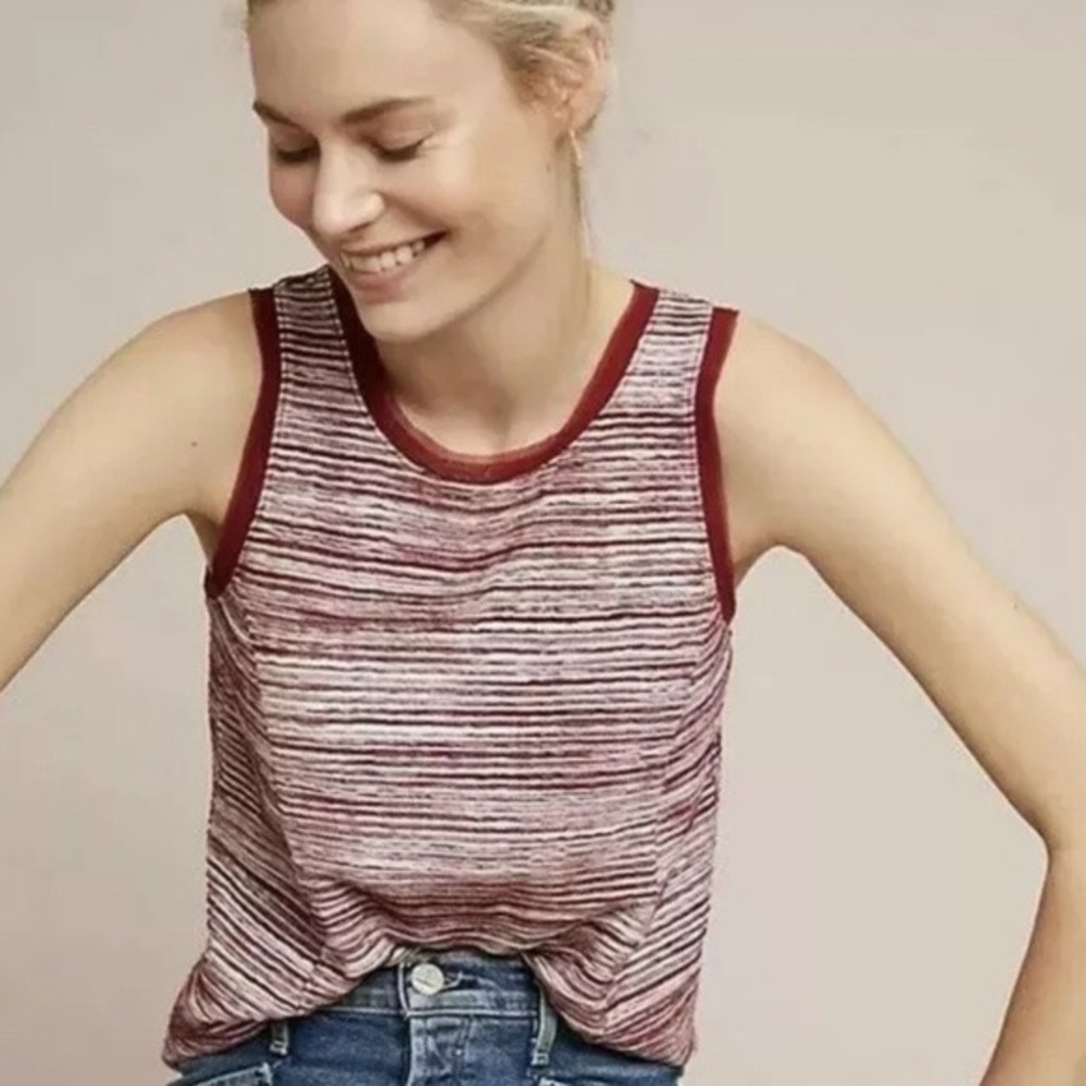 ANTHROPOLOGIE VANESSA-VIRGINIA SLEEVELESS BLOUSE